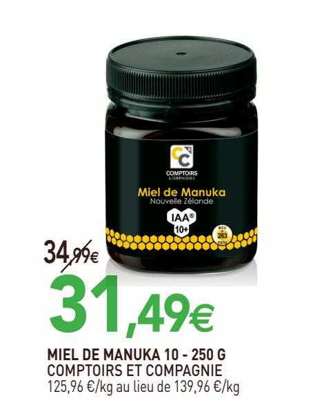 miel de manuka comptoirs et compagnie