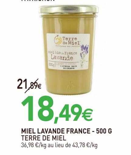 Miel Lavande France Terre De Miel