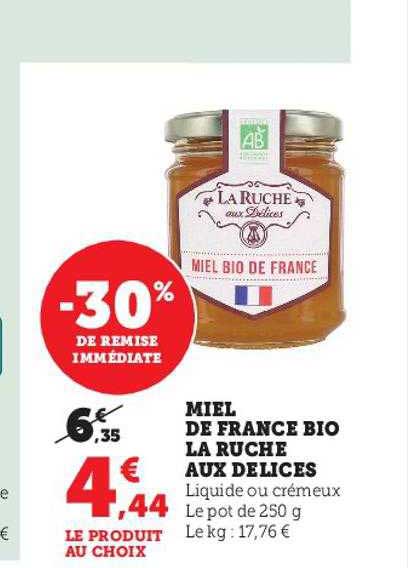 miele de france bio la ruche aux délices