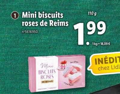 Mini Biscuits Roses De Reims