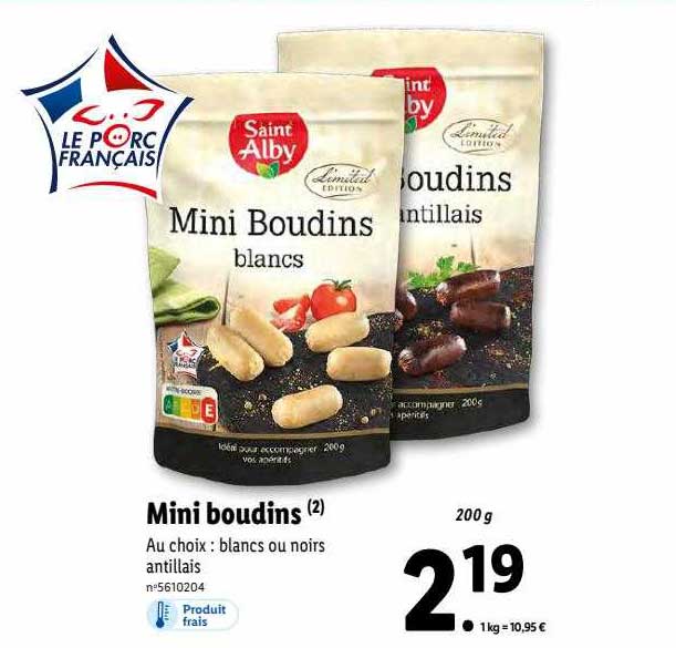 mini boudins saint alby