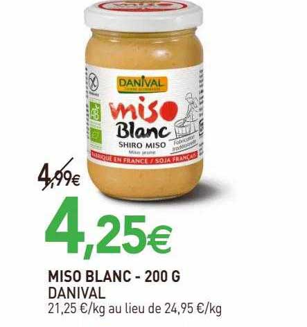 miso blanc danival