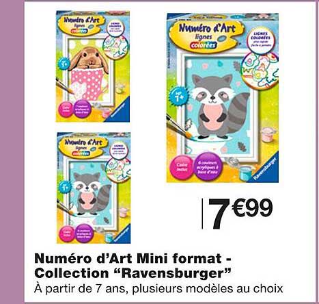 numéro d'art mini format - collection "ravensburger"