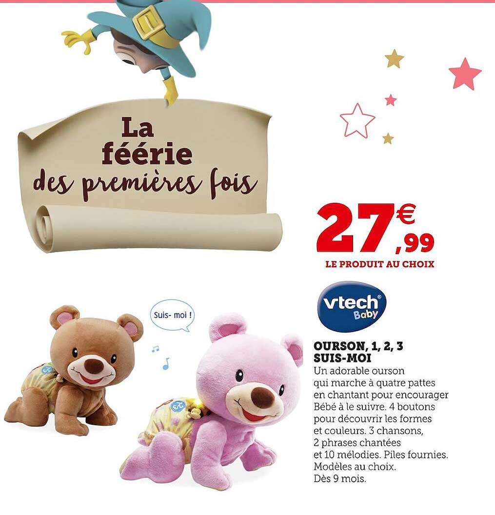 Ourson 1,2,3 Suis-moi Vtech Baby