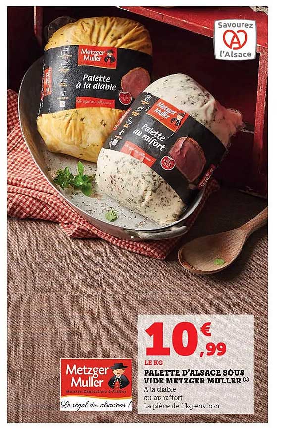 palette d'alsace sous vide metzger muller