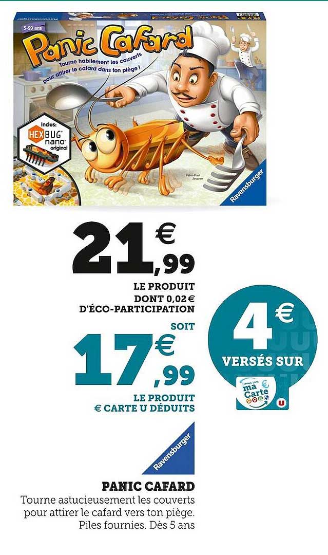 panic cafard ravensburger