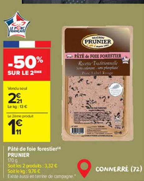 pâté de foie forestier prunier