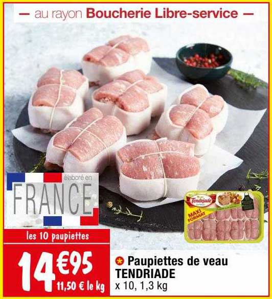 Paupiettes De Veau Tendriade