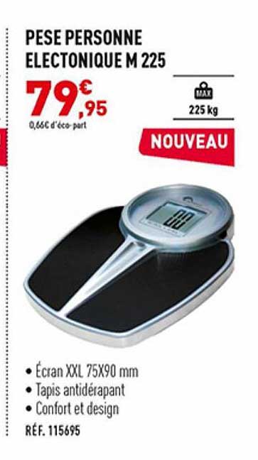 pèse personne électronique m 225