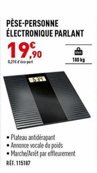 pèse-personne électronique parlant