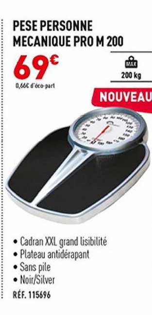 pèse personne mécanique pro m 200