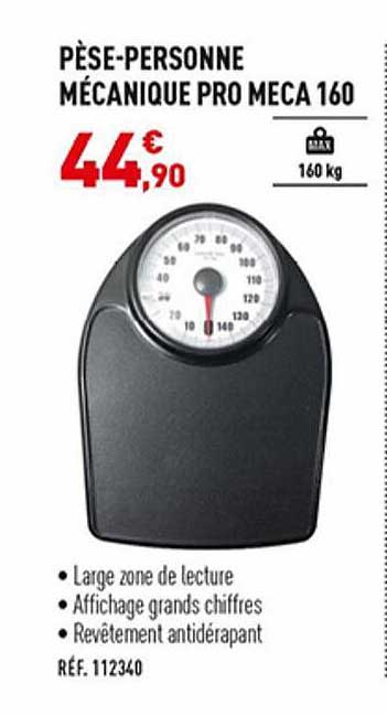pèse-personne mécanique pro méca 160
