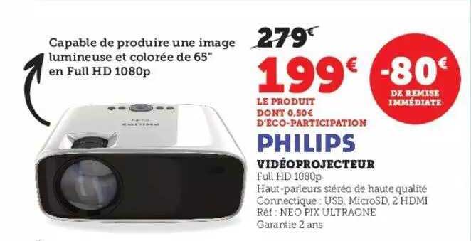 philips vidéoprojecteur