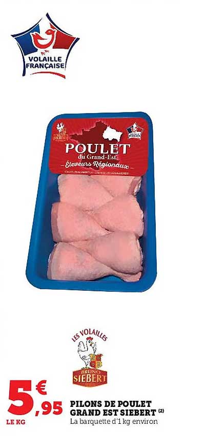 pilons de poulet grand est siebert