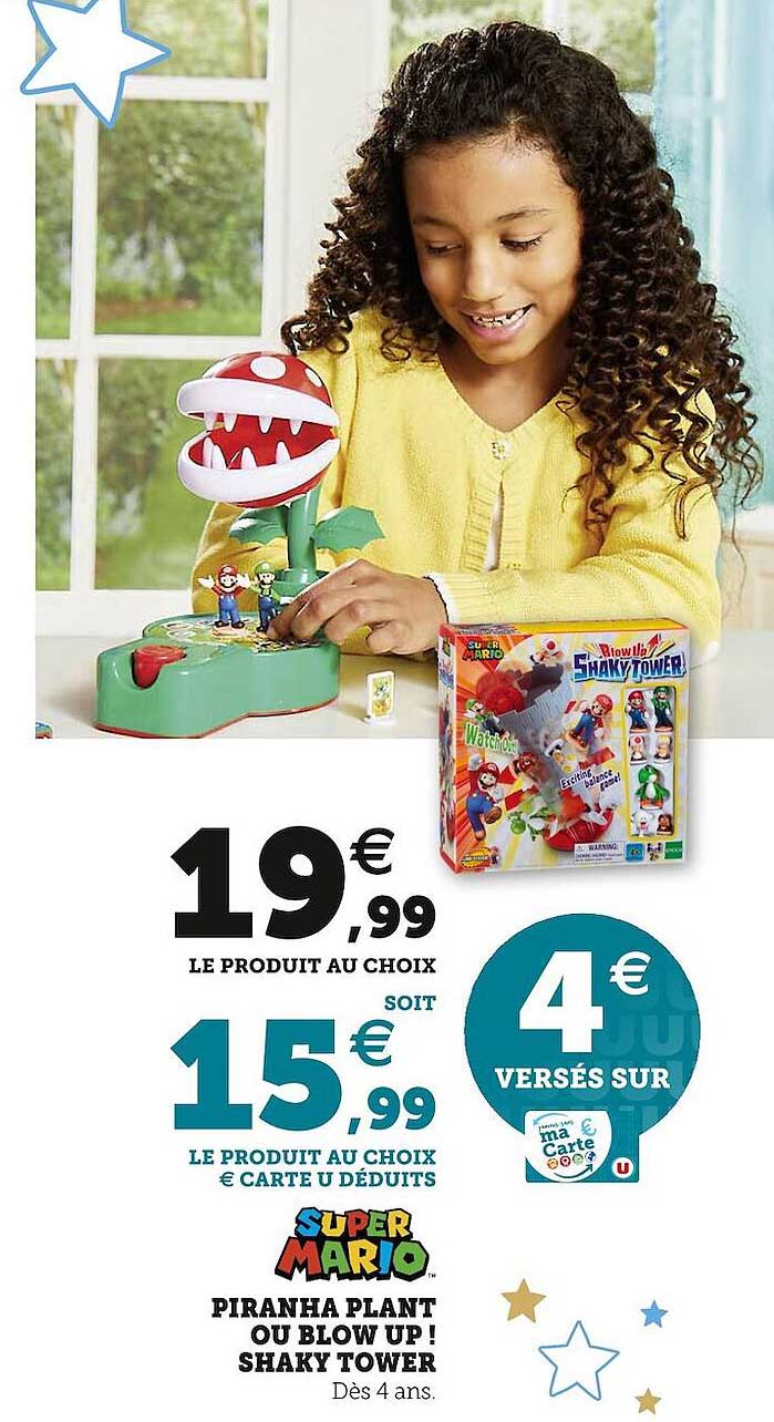 piranha plant ou blow up ! shaky tower