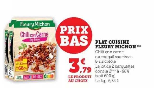 plat cuisiné fleury michon