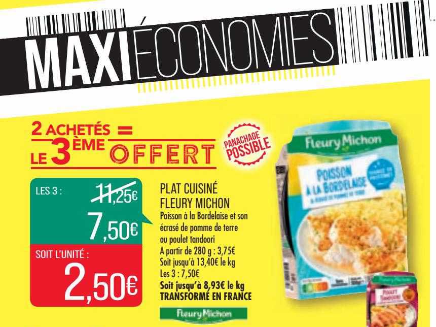 plat cuisiné fleury michon