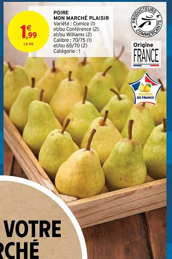 poire mon marché plaisir
