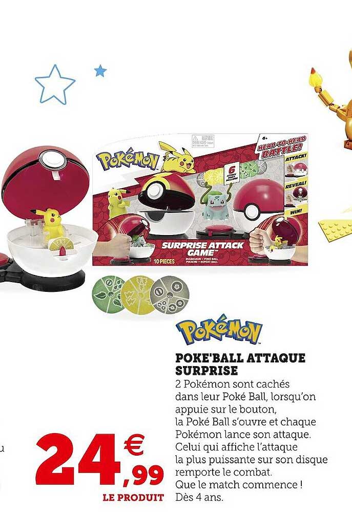poke'ball attaque suprise pokémon