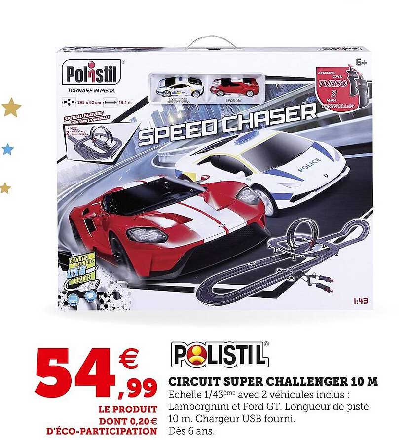 Polistil Circuit Super Challenger 10 M