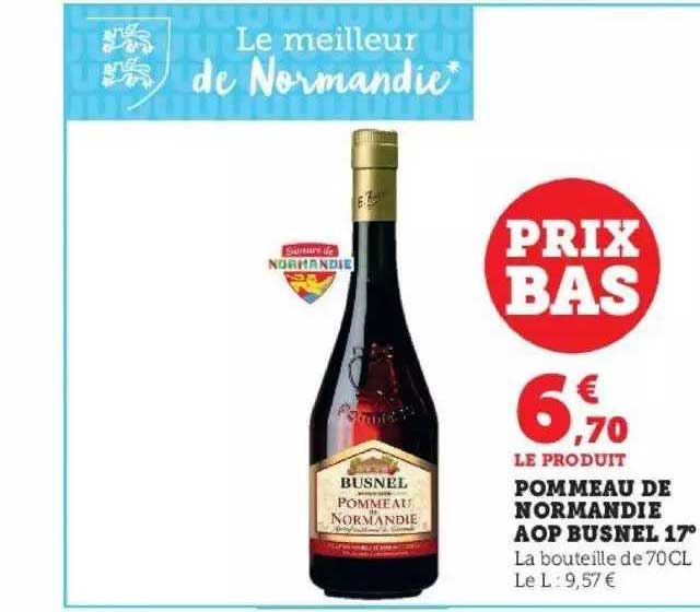 pommeau de normandie aop busnel 17°