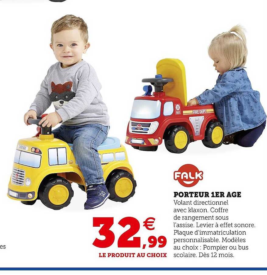 porteur 1er âge falk