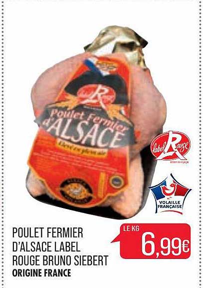 poulet fermier d'alsace label rouge bruno siebert