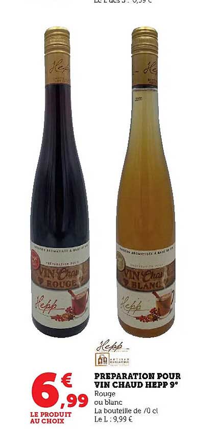 préparation pour vin chaud hepp 9°