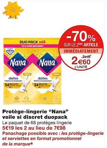 protège-lingerie "nana" voile si discret duopack