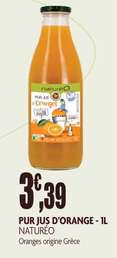 Pur Jus D'orange Naturéo