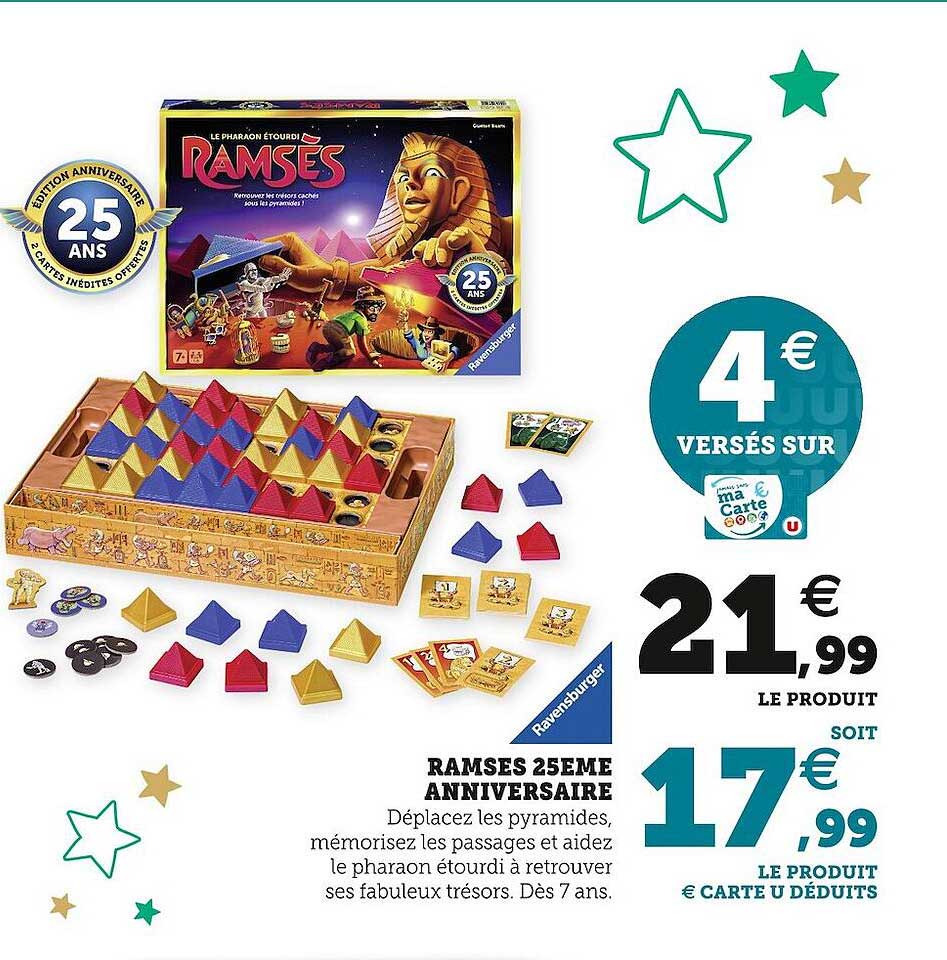 ramses 25ème anniversaire ravensburger