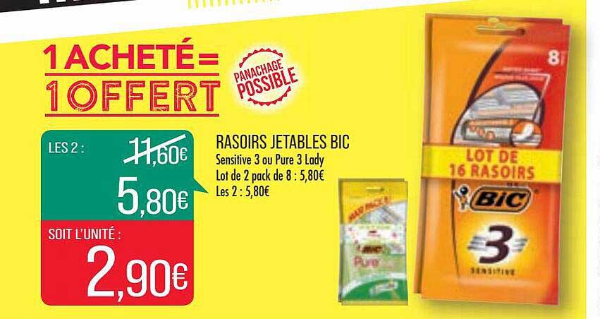 Rasoirs Jetables Bic
