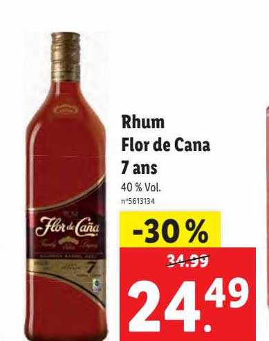 rhum flor de cana 7 ans