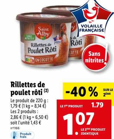 rillettes de poulet rôti saint alby