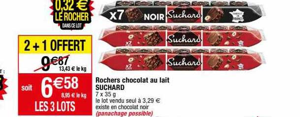 Rochers Chocolat Au Lait Suchard
