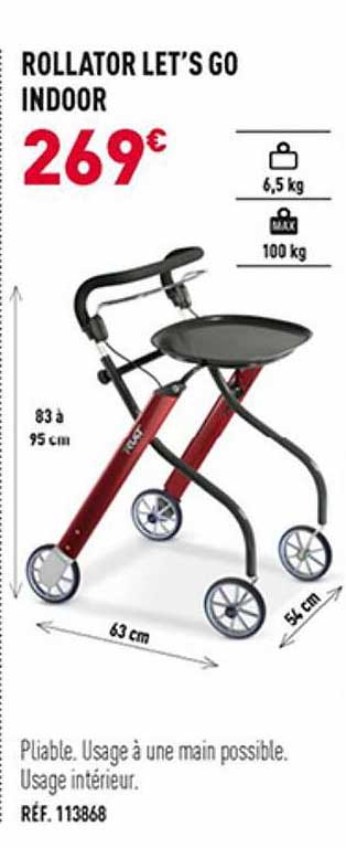 rollator let's go indoor