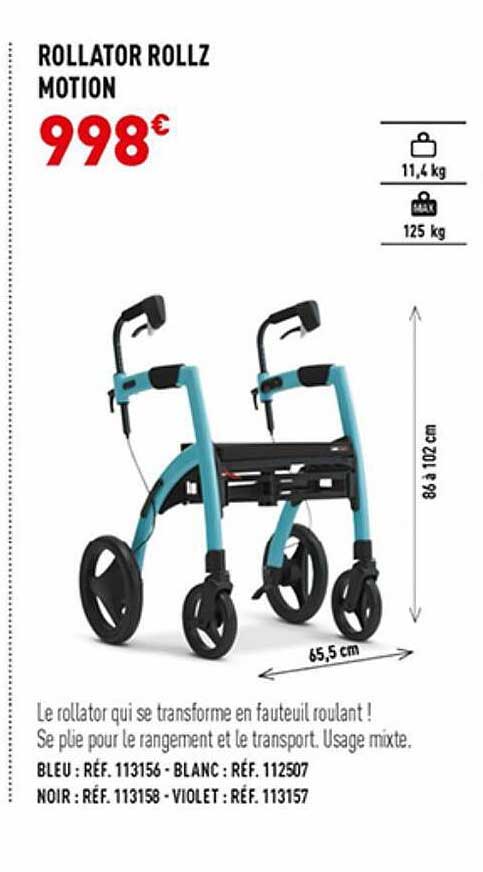 rollator rollz motion