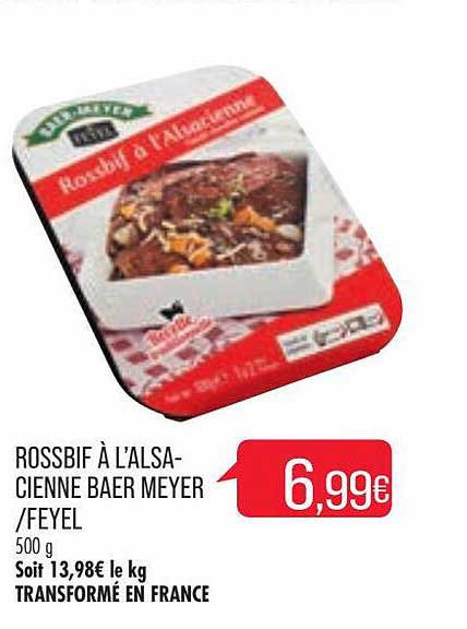 rossbif à l'alsacienne baer meyer-feyel