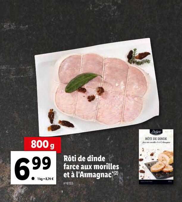 Rôti De Dinde Farce Aux Morilles Et à L'armagnac