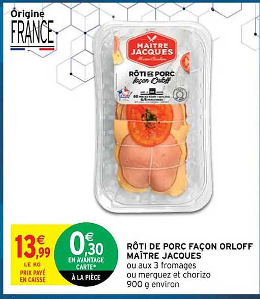 rôti de porc façon orloff maître jacques