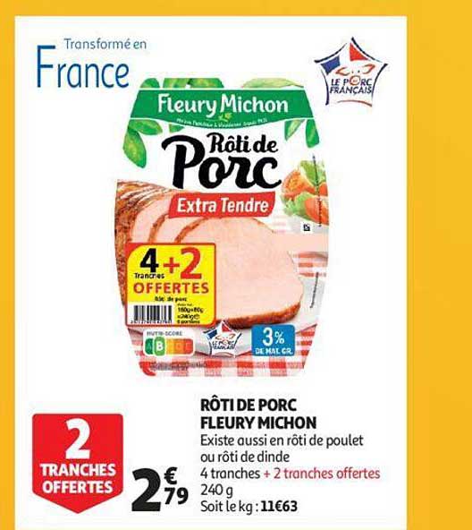 rôti de porc fleury michon