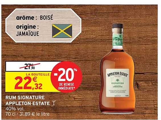 rum signature appleton estate