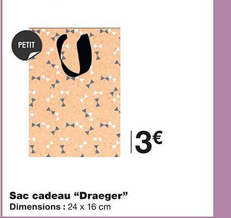 sac cadeau "draeger"