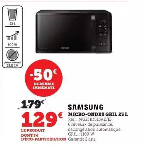 Samsung Micro-ondes Gril 23 L