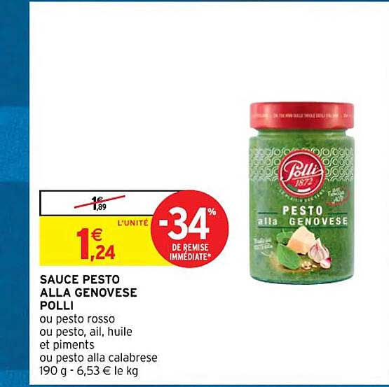 sauc pesto alla genovese polli