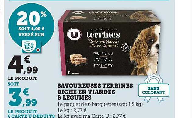 Savoureuses Terrines Riche En Viandes & Légumes