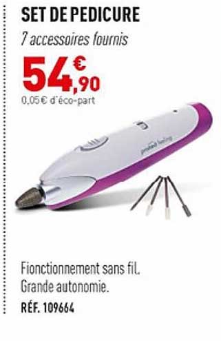 set de pedicure