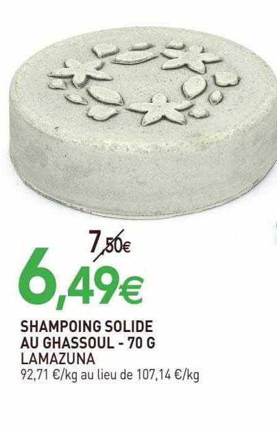 shampoing solide au ghassoul lamazuna