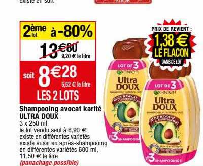 Shampooin Avocat Karité Ultra Doux
