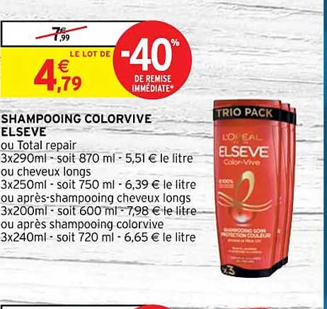 shampooing colorvive elseve